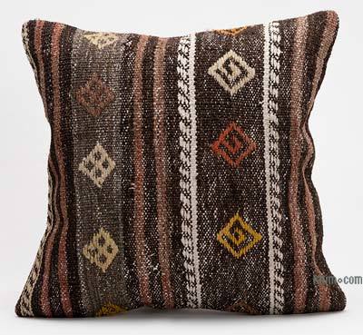 K0058787 Red Kilim Pillow Cover 1 8 x 1 8 20 x 20 The Source for Vintage Rugs Tribal Kilim Rugs Wool Turkish Rugs Overdyed Persian Rugs Runner Rugs Patchwork