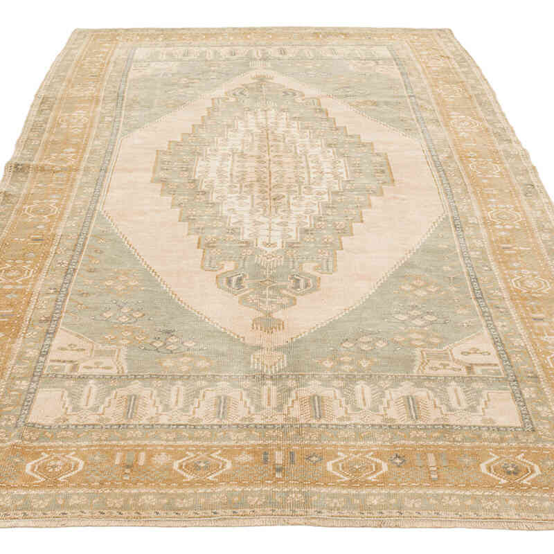 Alfombra Vintage Turca Anudada a Mano - 147 cm x 250 cm - K0073885