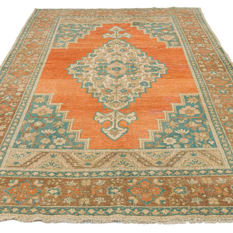 El Dokuma Vintage Halı - 150 cm x 250 cm - K0073887