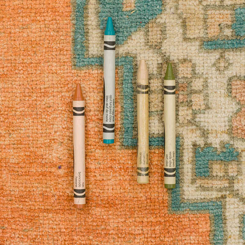 El Dokuma Vintage Halı - 150 cm x 250 cm - K0073887