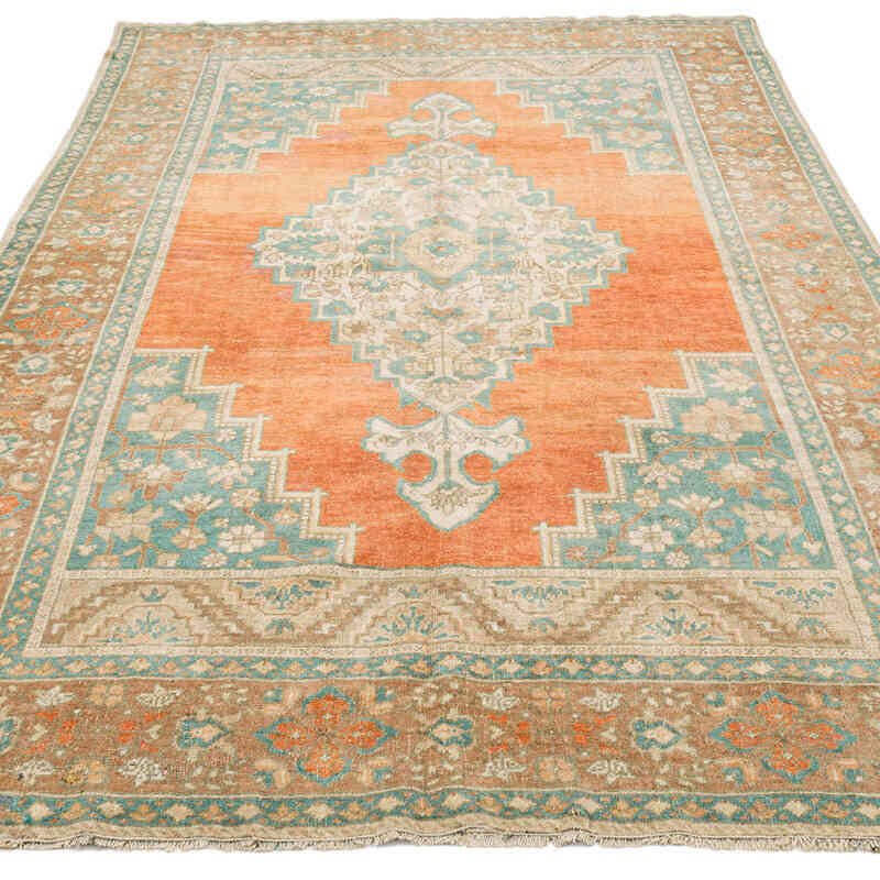 El Dokuma Vintage Halı - 150 cm x 250 cm - K0073887