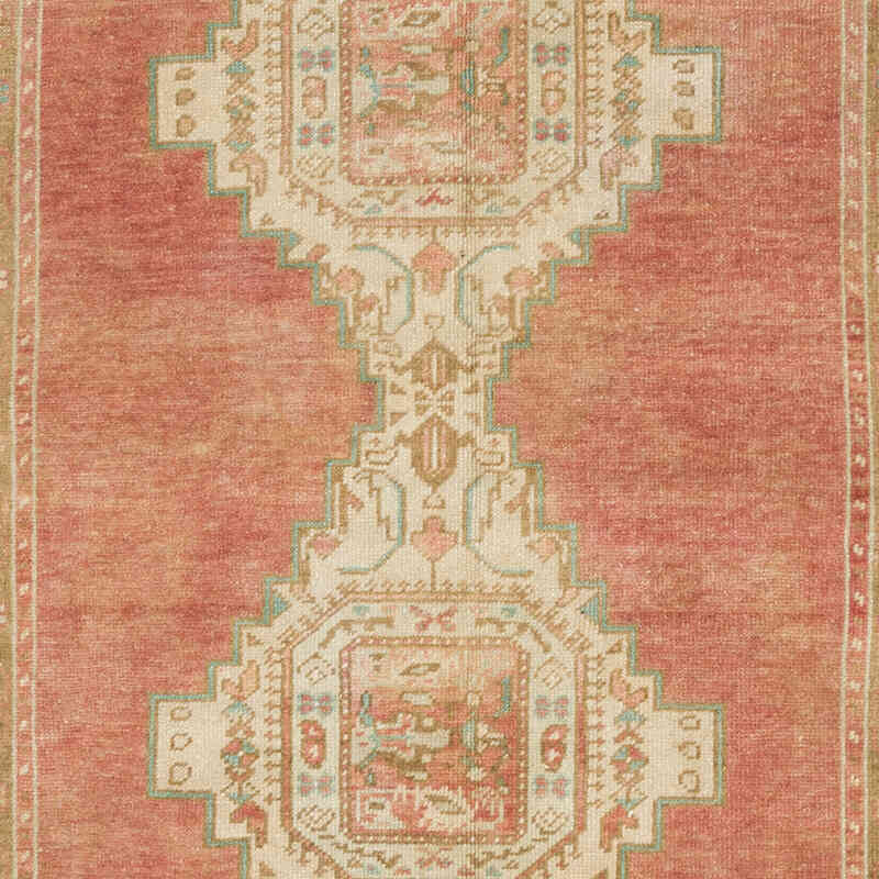 El Dokuma Vintage Halı - 135 cm x 281 cm - K0073889