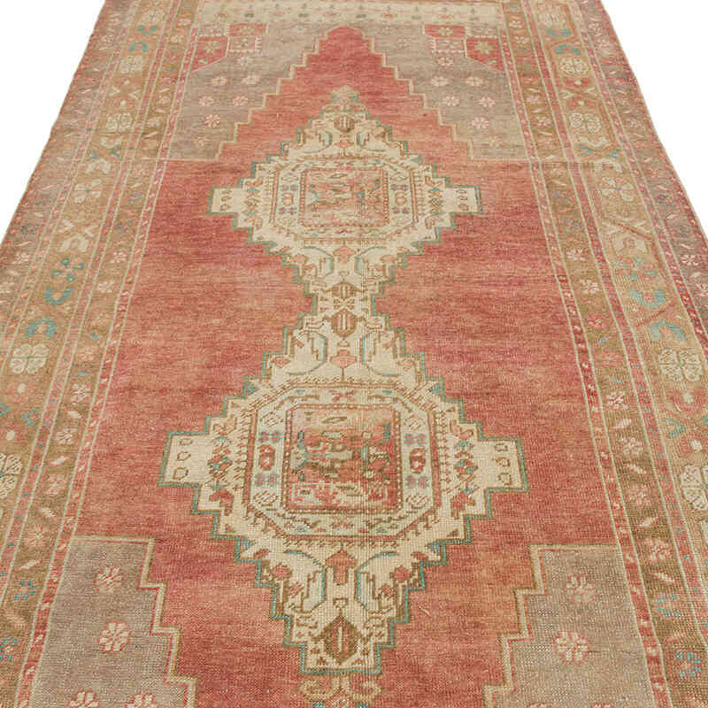 El Dokuma Vintage Halı - 135 cm x 281 cm - K0073889