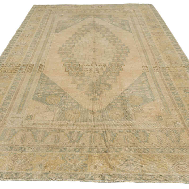 Vintage Turkish Hand-Knotted Rug - 5' 4" x 9' 11" (64" x 119") - K0073894