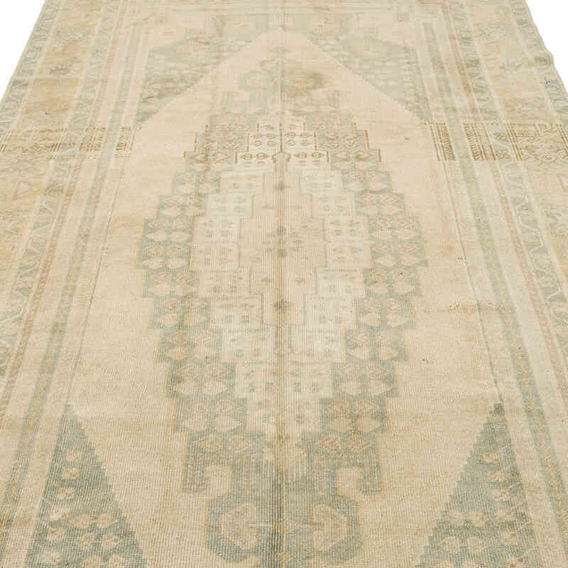 Vintage Turkish Hand-Knotted Rug - 5' 4" x 9' 11" (64" x 119") - K0073894