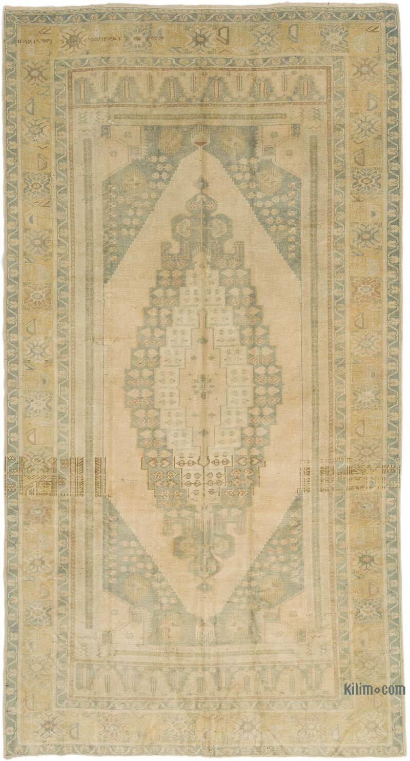 Vintage Turkish Hand-Knotted Rug - 5' 4" x 9' 11" (64" x 119") - K0073894