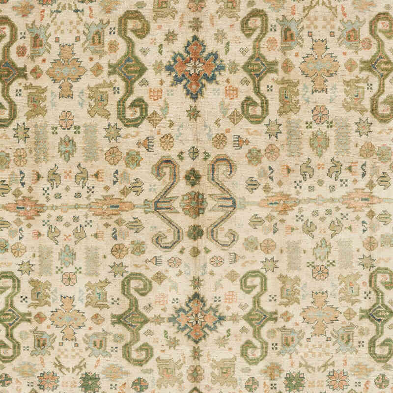 Alfombra Vintage Turca Anudada a Mano - 145 cm x 235 cm - K0073898
