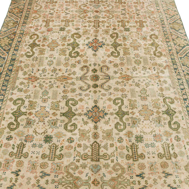 Alfombra Vintage Turca Anudada a Mano - 145 cm x 235 cm - K0073898