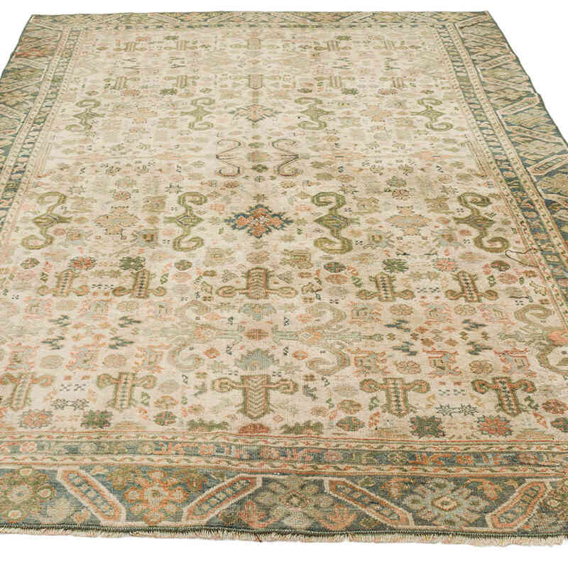 Alfombra Vintage Turca Anudada a Mano - 145 cm x 235 cm - K0073898