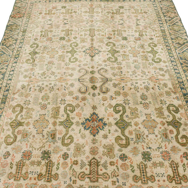 Alfombra Vintage Turca Anudada a Mano - 145 cm x 235 cm - K0073898