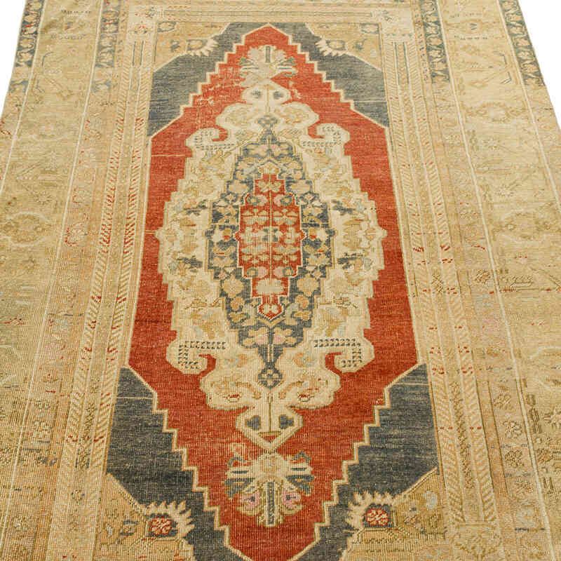 Vintage Turkish Hand-Knotted Rug - 3' 11" x 6' 5" (47" x 77") - K0073900