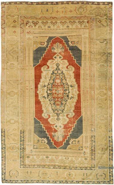 Vintage Turkish Hand-Knotted Rug - 3' 11" x 6' 5" (47" x 77")