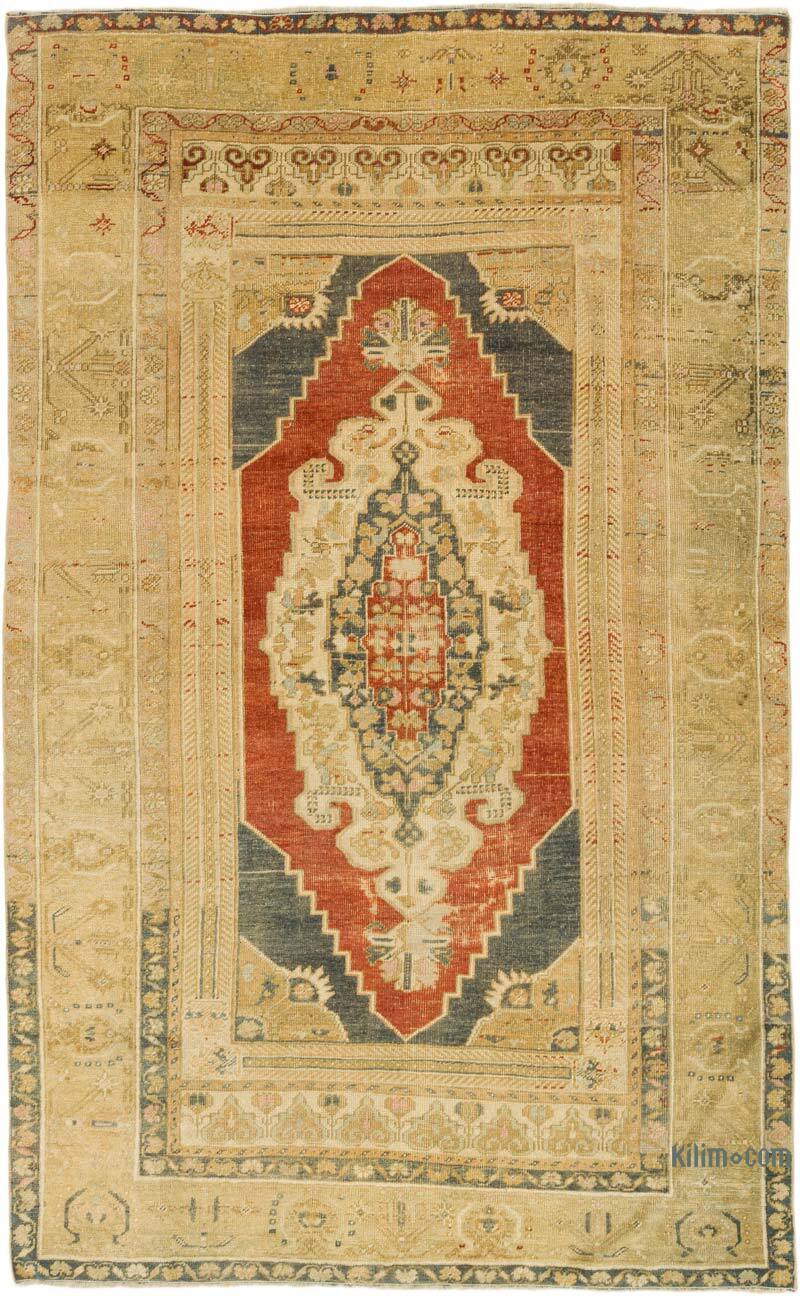 Vintage Turkish Hand-Knotted Rug - 3' 11" x 6' 5" (47" x 77") - K0073900