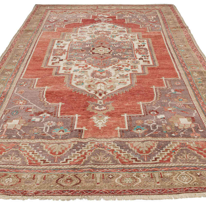 El Dokuma Vintage Halı - 165 cm x 285 cm - K0073901