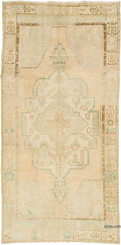 El Dokuma Vintage Halı - 150 cm x 292 cm