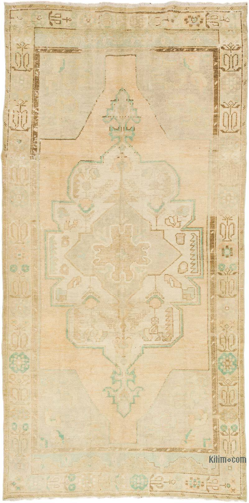 Alfombra Vintage Turca Anudada a Mano - 150 cm x 292 cm - K0073902
