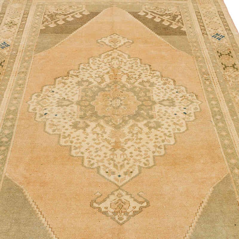 Alfombra Vintage Turca Anudada a Mano - 157 cm x 247 cm - K0073903