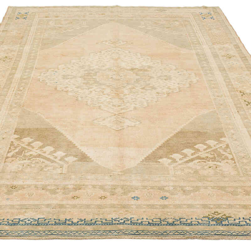 Alfombra Vintage Turca Anudada a Mano - 157 cm x 247 cm - K0073903