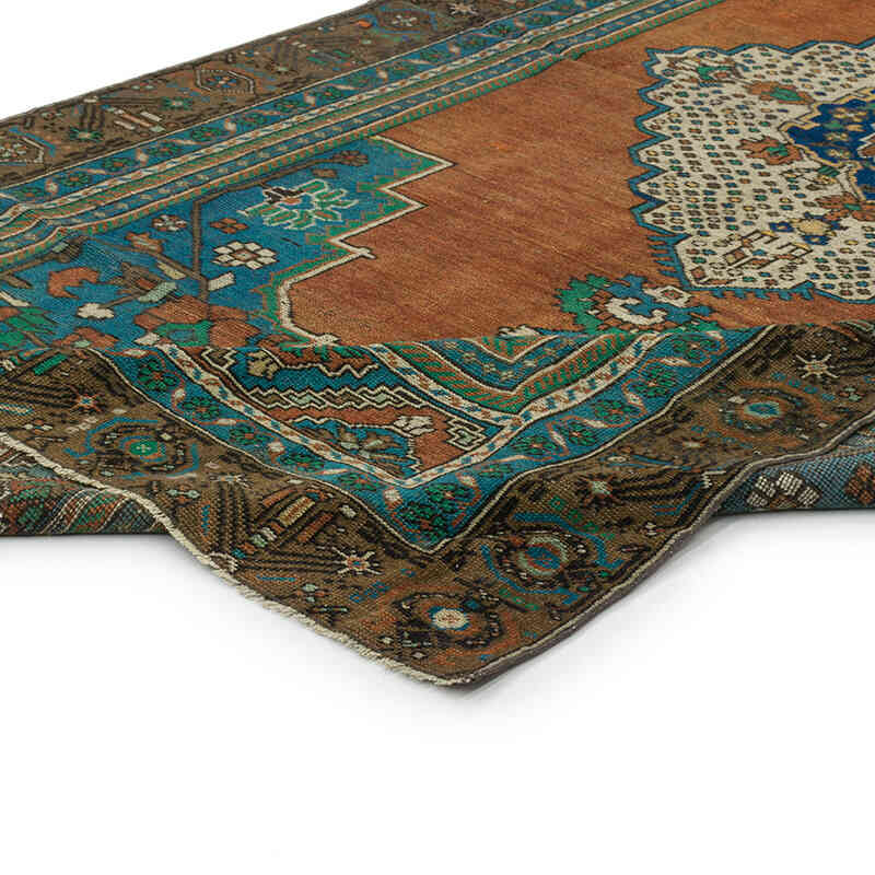 Vintage Turkish Hand-Knotted Rug - 5' 7" x 10' 6" (67" x 126") - K0073904