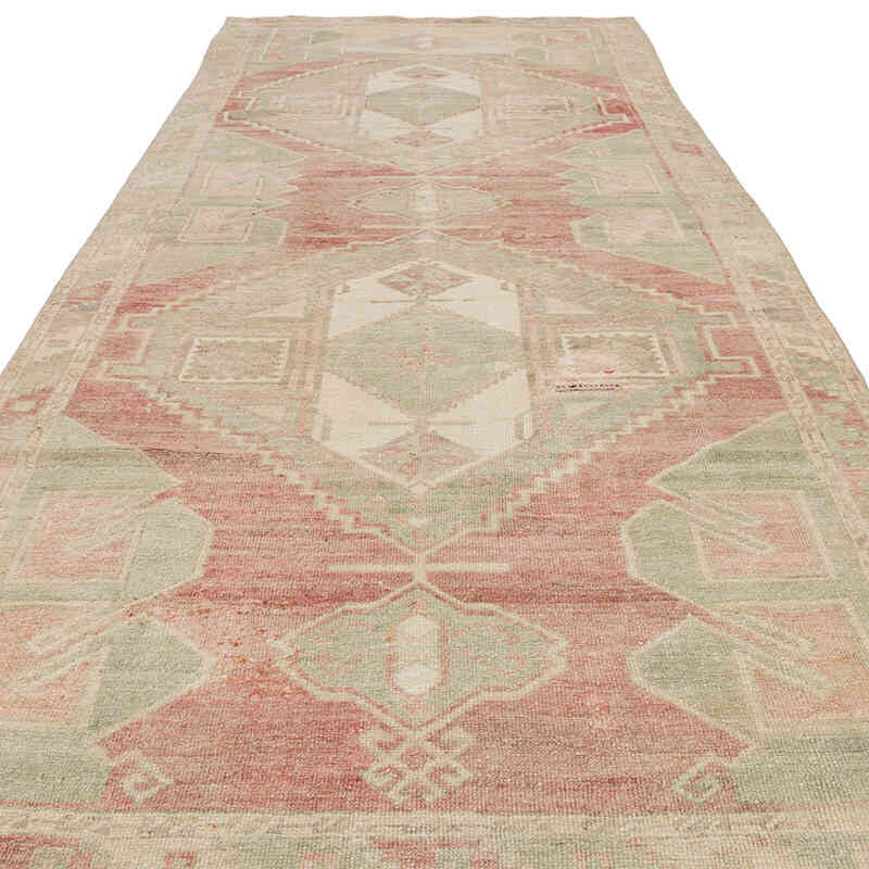 Vintage Turkish Hand-Knotted Rug - 4' 11" x 12' 6" (59" x 150") - K0073905