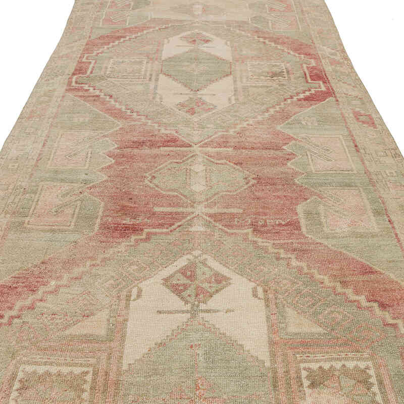 Vintage Turkish Hand-Knotted Rug - 4' 11" x 12' 6" (59" x 150") - K0073905