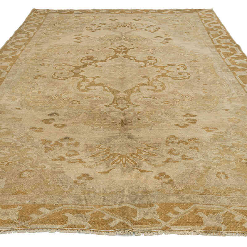 Vintage Turkish Hand-Knotted Rug - 6' 3" x 9' 6" (75" x 114") - K0073909