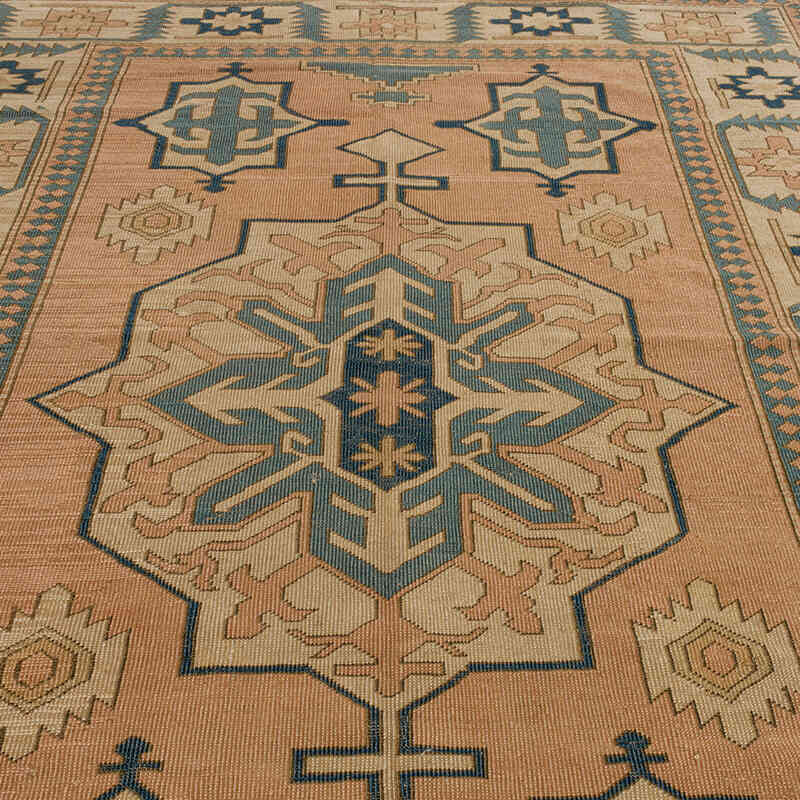 Vintage Turkish Hand-Knotted Rug - 6' 11" x 8' 8" (83" x 104") - K0073910