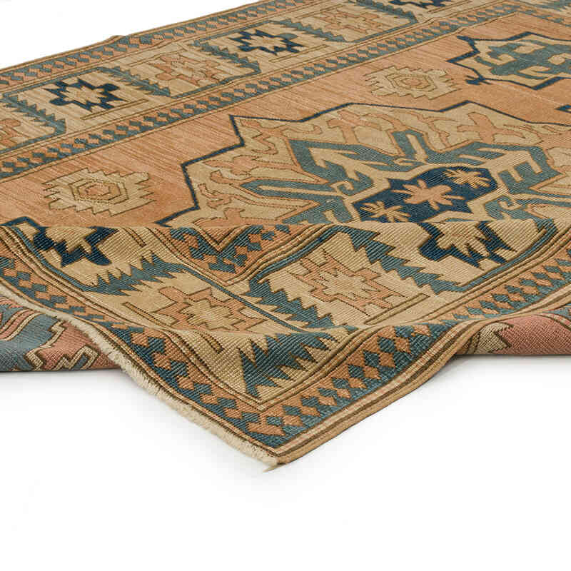 Vintage Turkish Hand-Knotted Rug - 6' 11" x 8' 8" (83" x 104") - K0073910