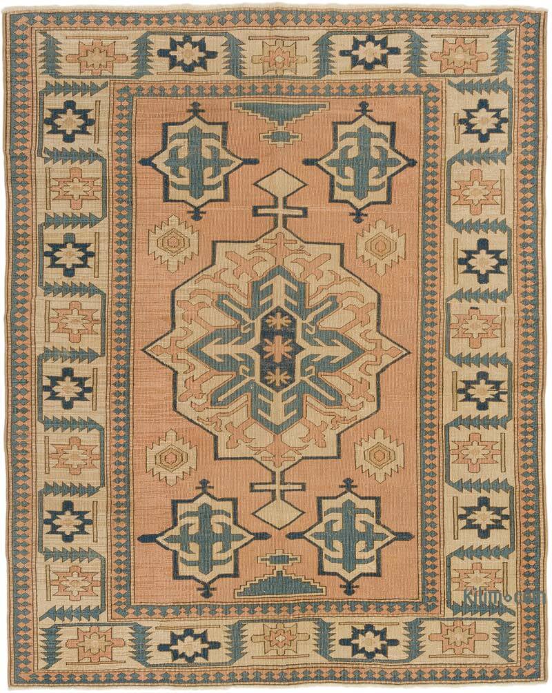 Vintage Turkish Hand-Knotted Rug - 6' 11" x 8' 8" (83" x 104") - K0073910
