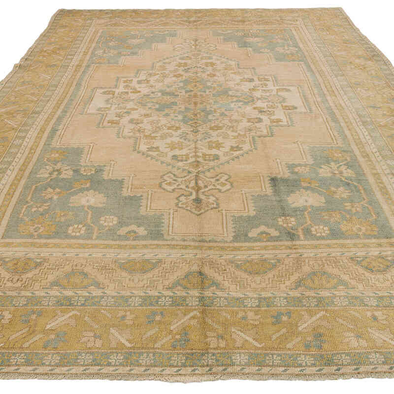 El Dokuma Vintage Halı - 201 cm x 320 cm - K0073912