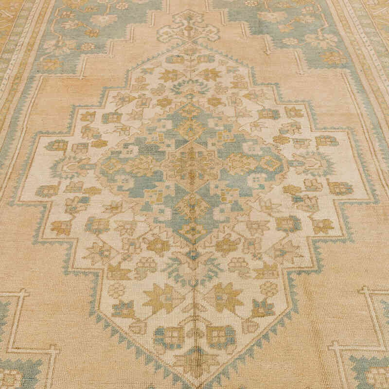 El Dokuma Vintage Halı - 201 cm x 320 cm - K0073912