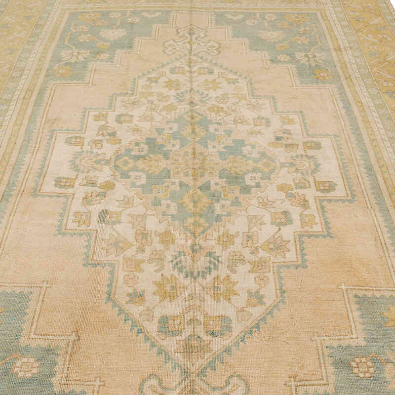 El Dokuma Vintage Halı - 201 cm x 320 cm - K0073912