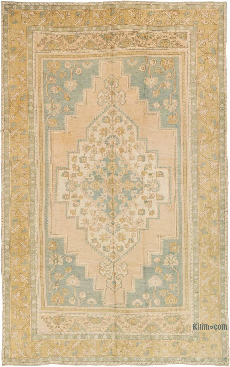 El Dokuma Vintage Halı - 201 cm x 320 cm - K0073912