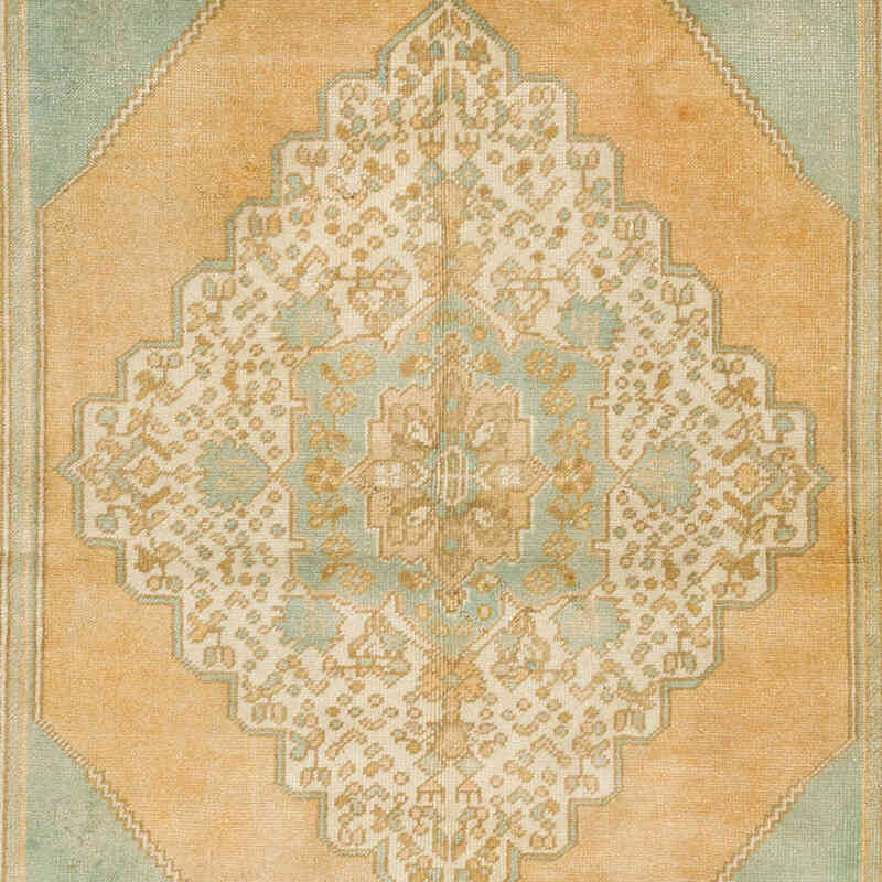 Alfombra Vintage Turca Anudada a Mano - 154 cm x 250 cm - K0073914
