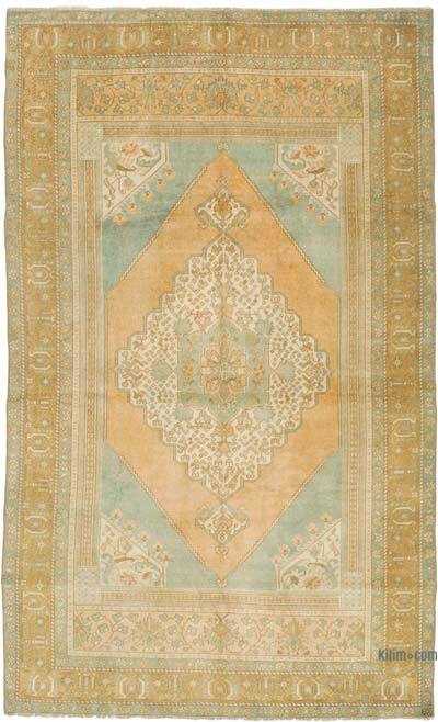 Alfombra Vintage Turca Anudada a Mano - 154 cm x 250 cm