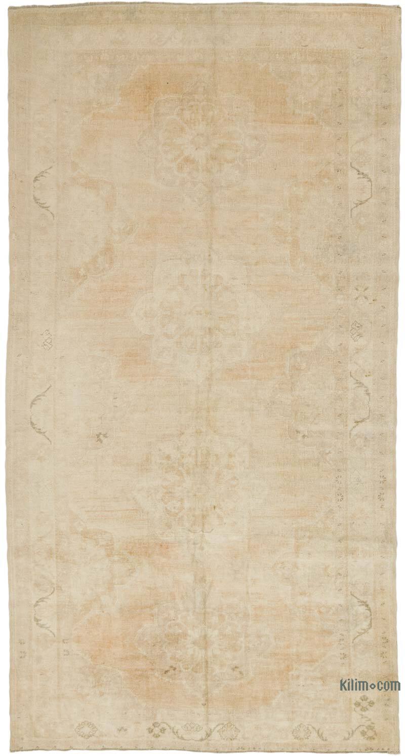 Vintage Turkish Hand-Knotted Rug - 5' 8" x 10' 10" (68" x 130") - K0073940