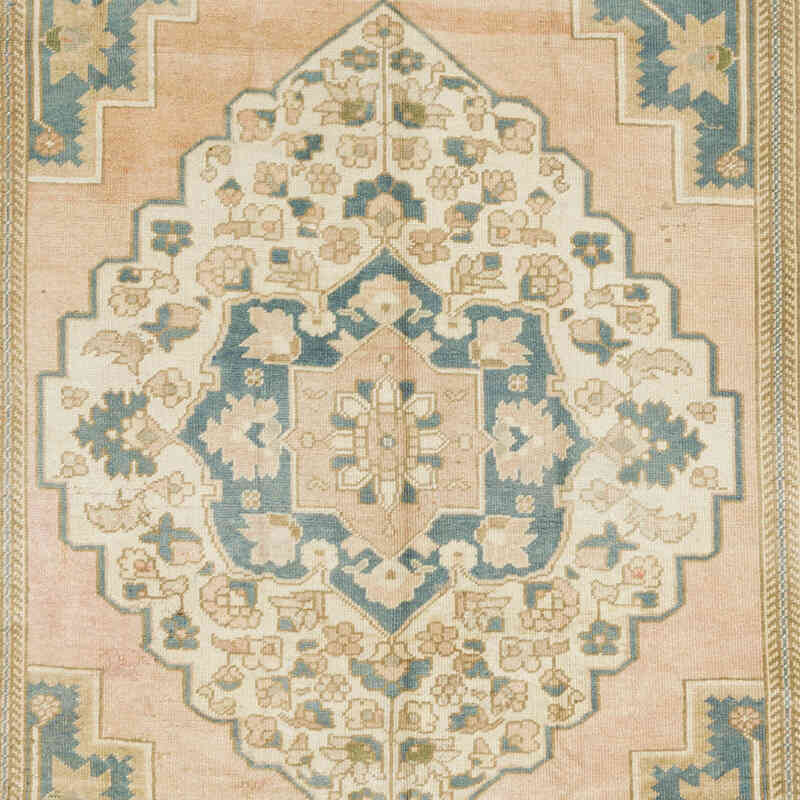 Alfombra Vintage Turca Anudada a Mano - 131 cm x 290 cm - K0073945