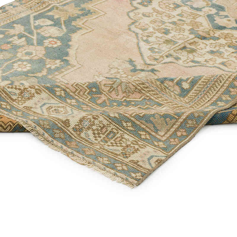Alfombra Vintage Turca Anudada a Mano - 131 cm x 290 cm - K0073945