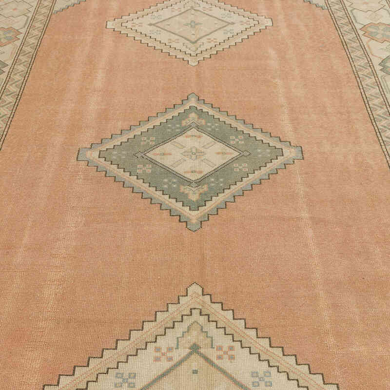 Vintage Turkish Hand-Knotted Rug - 6' 8" x 9' 11" (80" x 119") - K0073948