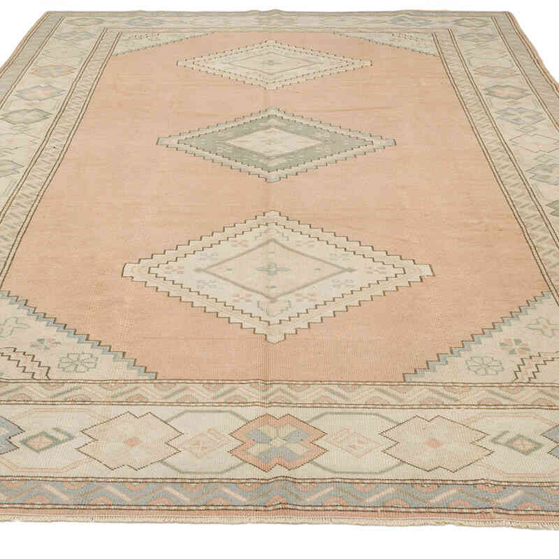 Vintage Turkish Hand-Knotted Rug - 6' 8" x 9' 11" (80" x 119") - K0073948