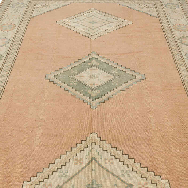Vintage Turkish Hand-Knotted Rug - 6' 8" x 9' 11" (80" x 119") - K0073948