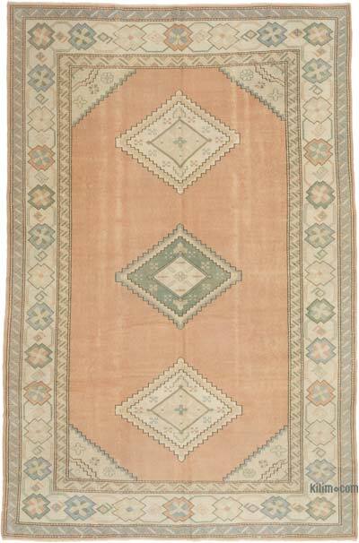 El Dokuma Vintage Halı - 203 cm x 303 cm