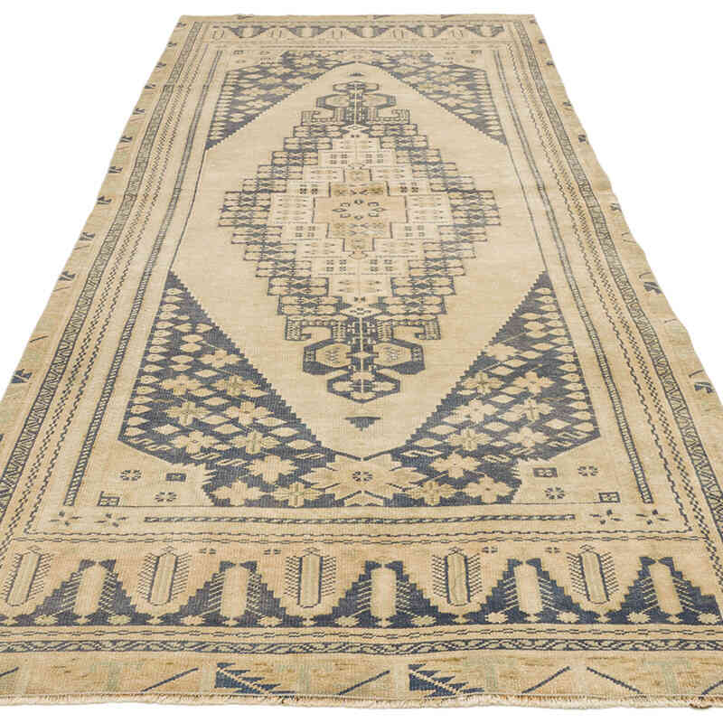 El Dokuma Vintage Halı - 116 cm x 276 cm - K0073949