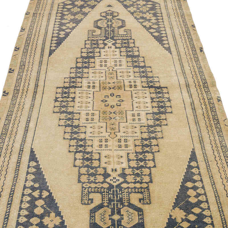 El Dokuma Vintage Halı - 116 cm x 276 cm - K0073949