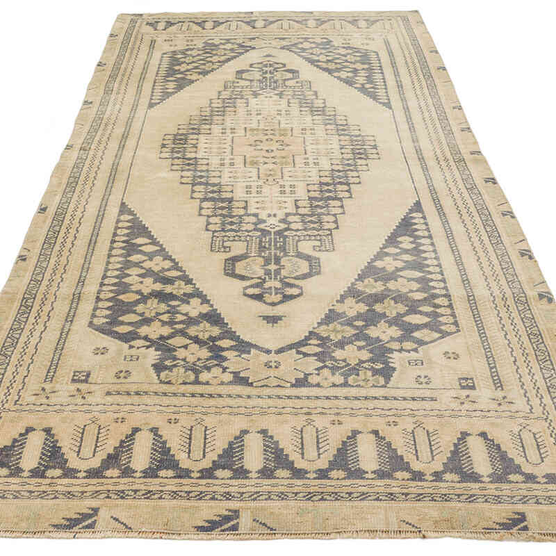 El Dokuma Vintage Halı - 116 cm x 276 cm - K0073949