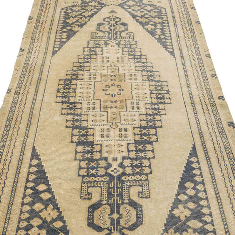 El Dokuma Vintage Halı - 116 cm x 276 cm - K0073949