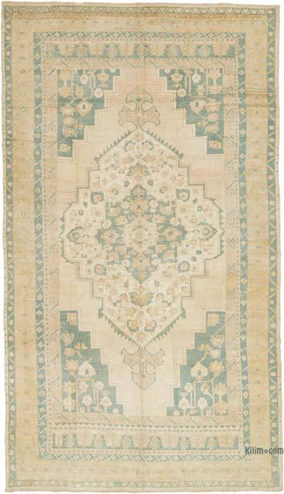 El Dokuma Vintage Halı - 195 cm x 340 cm