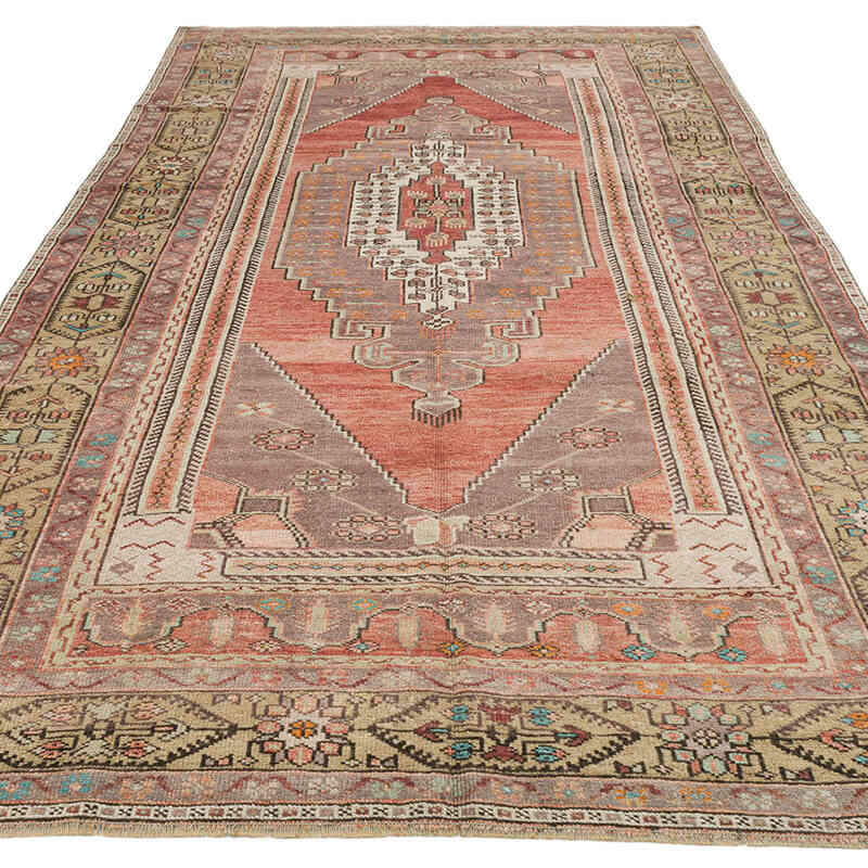 El Dokuma Vintage Halı - 153 cm x 300 cm - K0073951