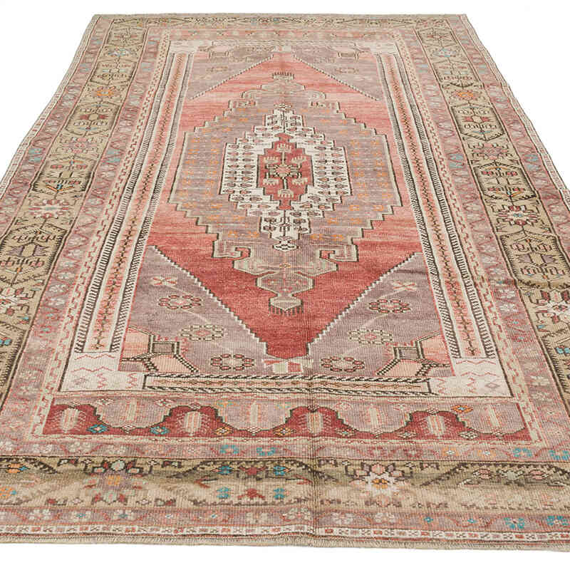 El Dokuma Vintage Halı - 153 cm x 300 cm - K0073951