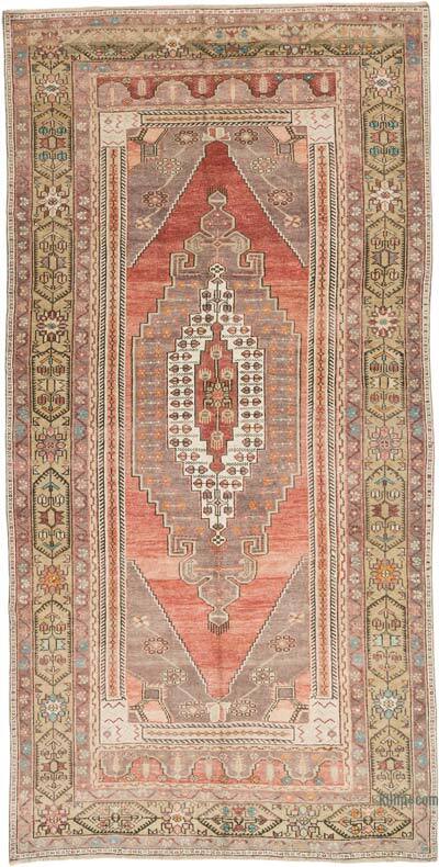 Vintage Turkish Hand-Knotted Rug - 5'  x 9' 10" (60" x 118")